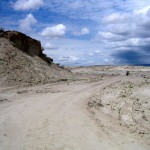 0712 - Desert Road and feeling small - Valle de la Lune National Park - Argentina